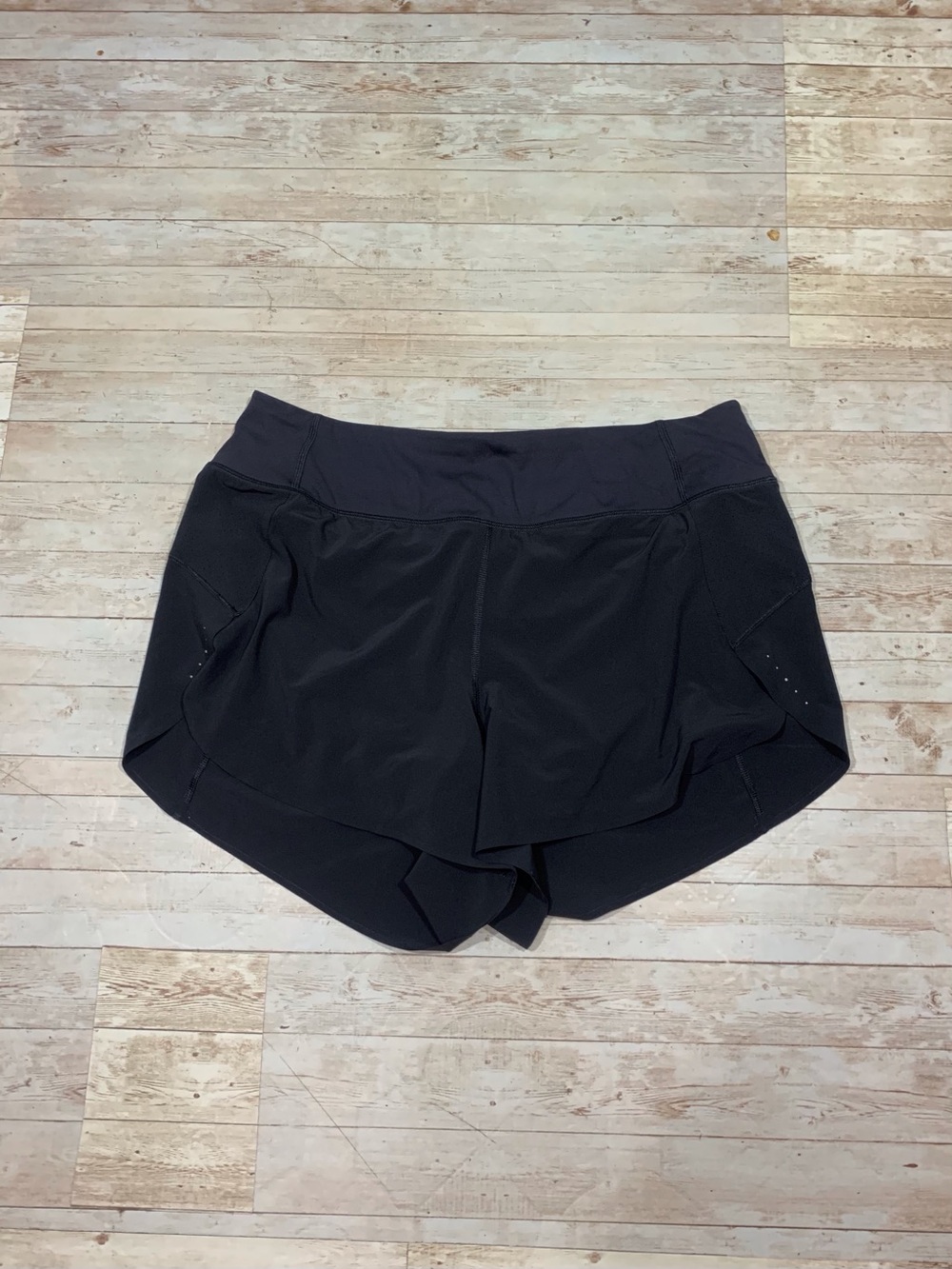 Athleta Shorts Size 1X Run With It 3.5” Black High Rise Lined Gym Athletic